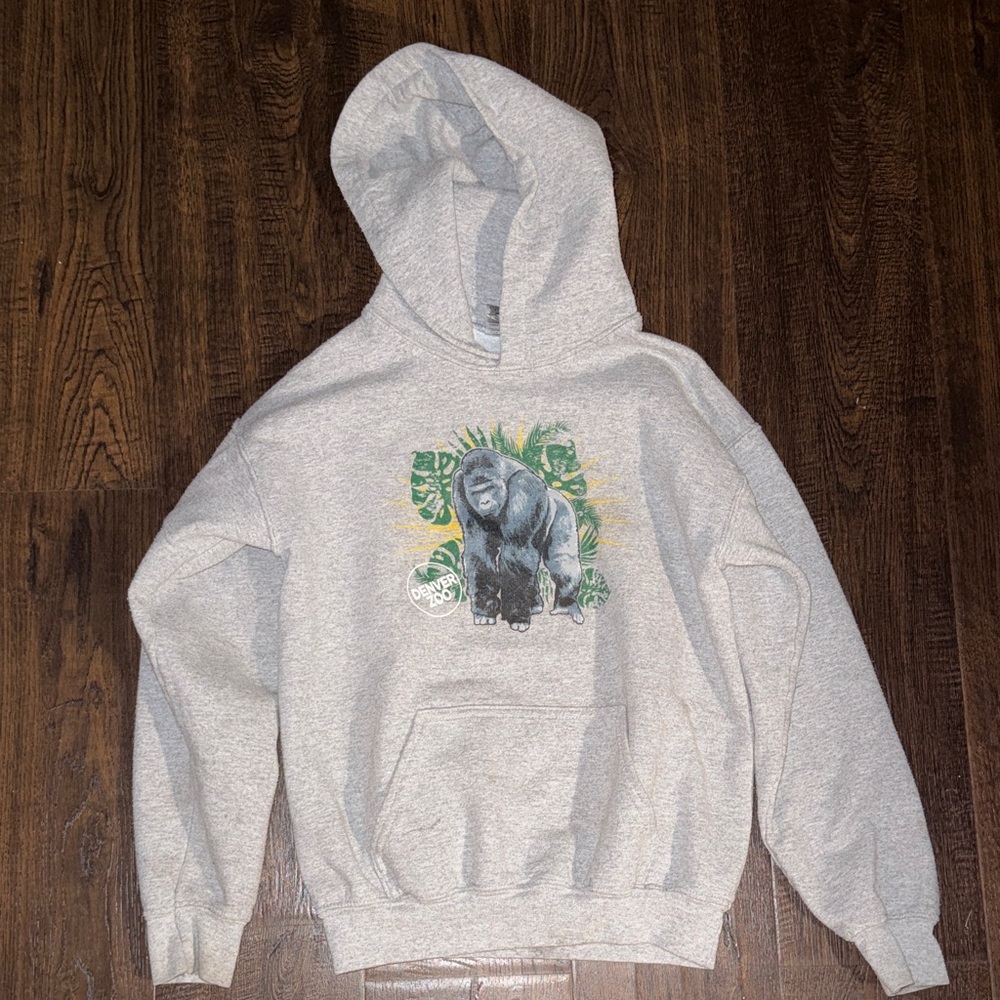 Target Gray Gorilla Hoodie for Kids